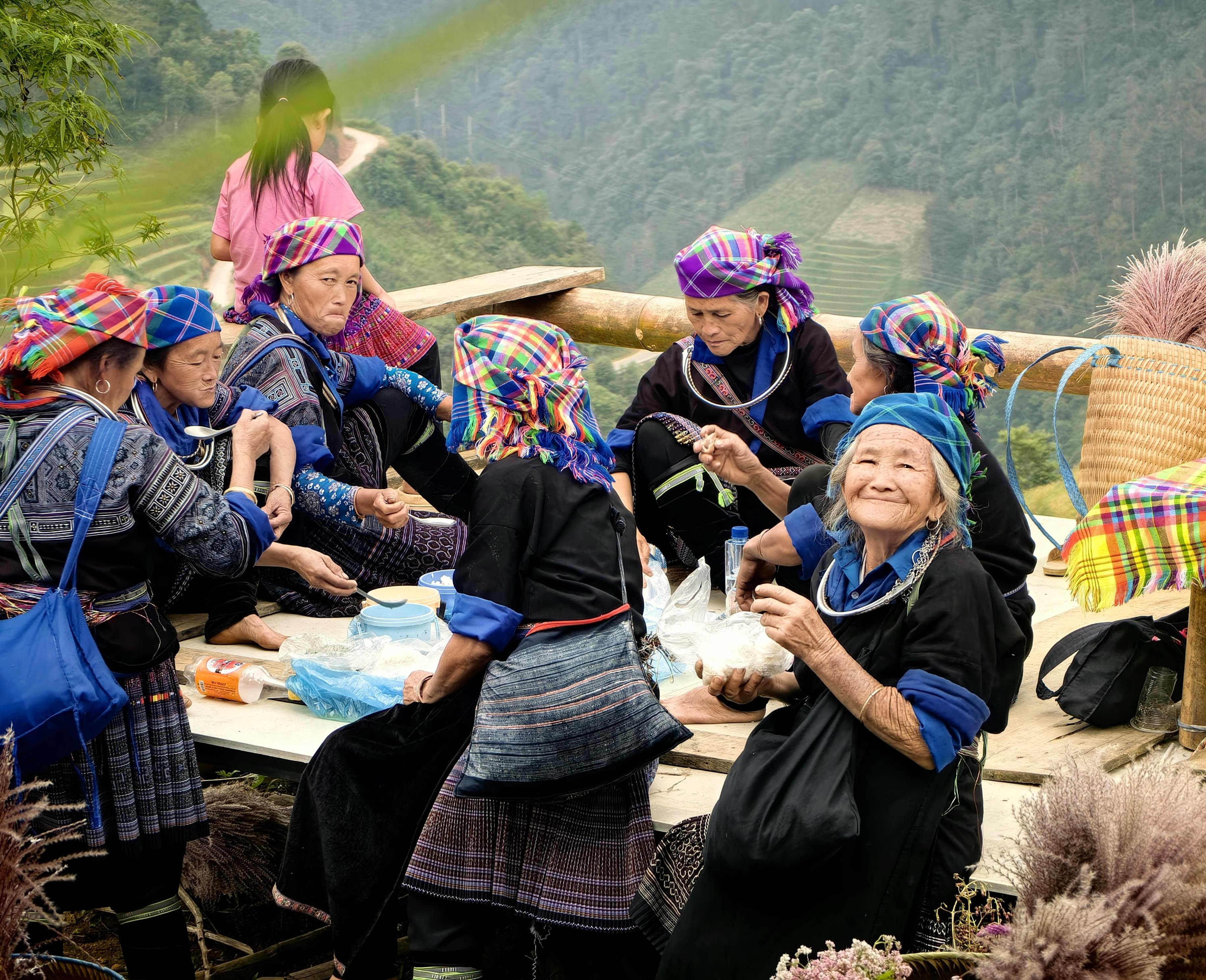 Local people in Sapa, northern Vietnam