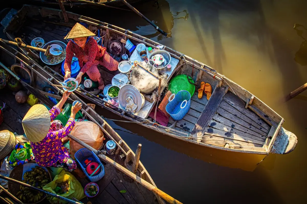 Floating markets and waterways of the Mekong Delta, southern Vietnam, photo 3
