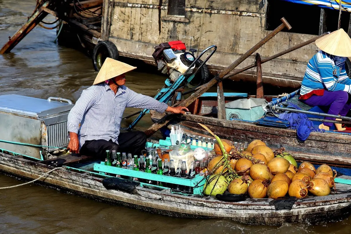 Floating markets and waterways of the Mekong Delta, southern Vietnam, photo 5