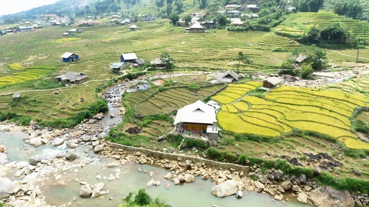 Rice terraces and hill-tribe villages in Sapa, northern Vietnam, photo 2
