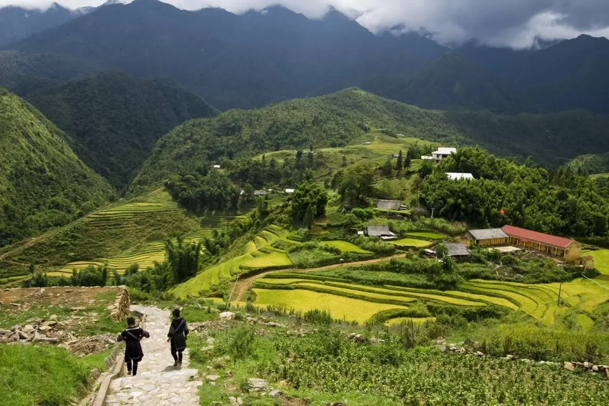 Rice terraces and hill-tribe villages in Sapa, northern Vietnam, photo 3